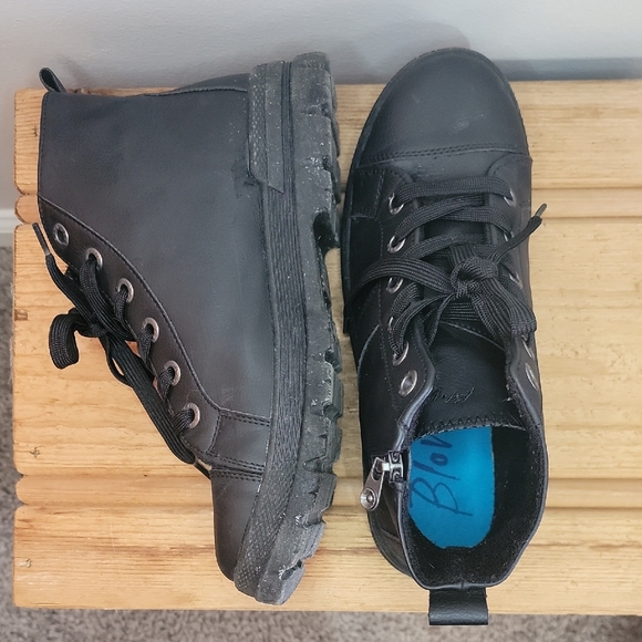 Blowfish Black Combat & Moto Boots - Picture 3 of 6